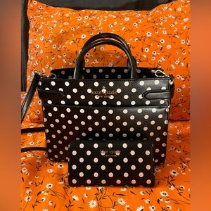Kate Spade Polka Dot Purse & Wallet
